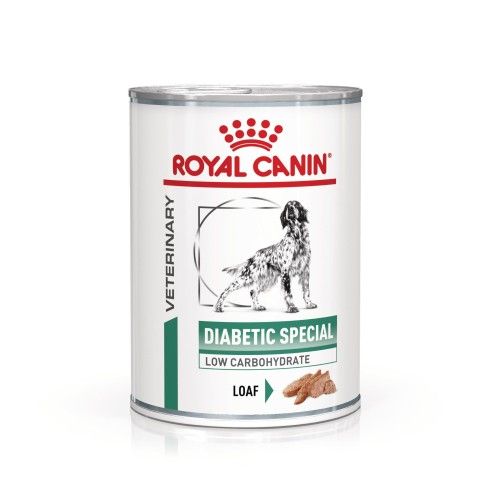 ROYAL CANIN Diabetic Special Low Carbohydrate, XS-XL, dieta veterinara, conserva hrana umeda caini, obezitate & diabet, 410 g
