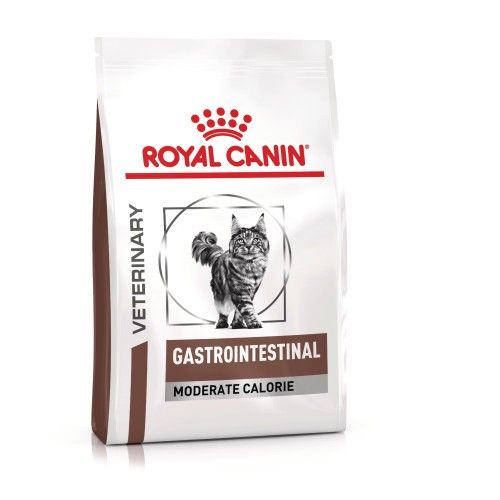 ROYAL CANIN Gastrointestinal Moderate Calorie, dieta veterinara, hrana uscata pisici, sistem digestiv, 2 kg