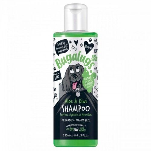 Sampon Caini, Bugalugs Aloe & Kiwi, 250 ml