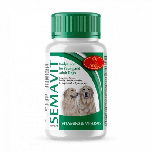 Supliment alimentar, Caini, Semavit, 100 tablete/ 100 g