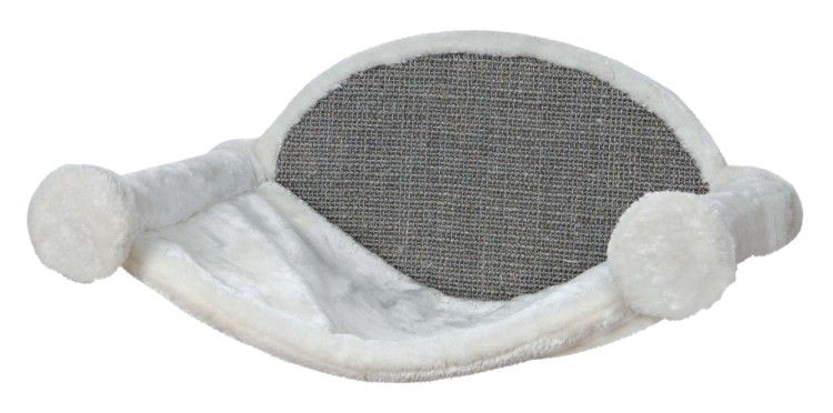 Sezlong de Perete 54x28x33 cm Alb cu Gri 49920
