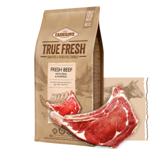 Carnilove True Fresh Beef for Adult Dogs, 4 kg