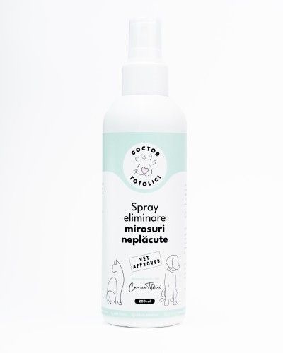 Spray eliminare mirosuri neplacute fara parfum Doctor Totolici, 200 ml