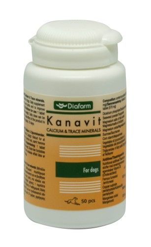 Kanavit Calciu & Trace mineral, 50 tablete