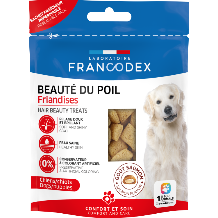 Francodex, recompense pentru blana, caini si catelusi, 75 g (OTC)