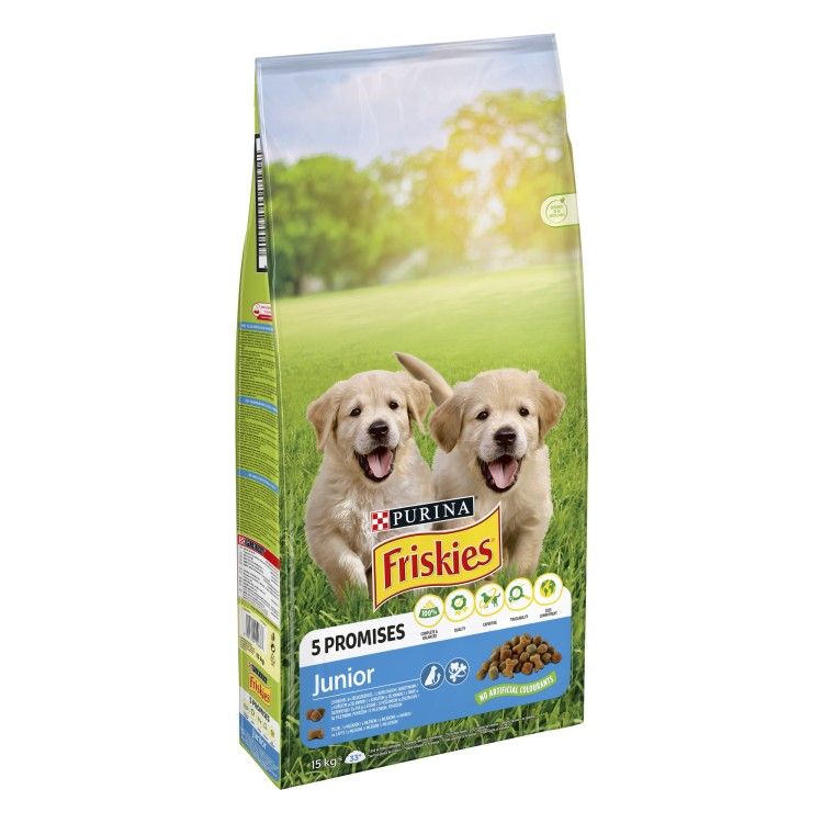 Friskies Dog Junior, 15 kg (Hrana Uscata - Caini)