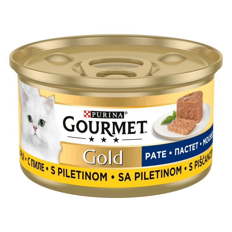 Gourmet Gold Mousse cu Pui, 85 g (Hrana Umeda - Pisici)
