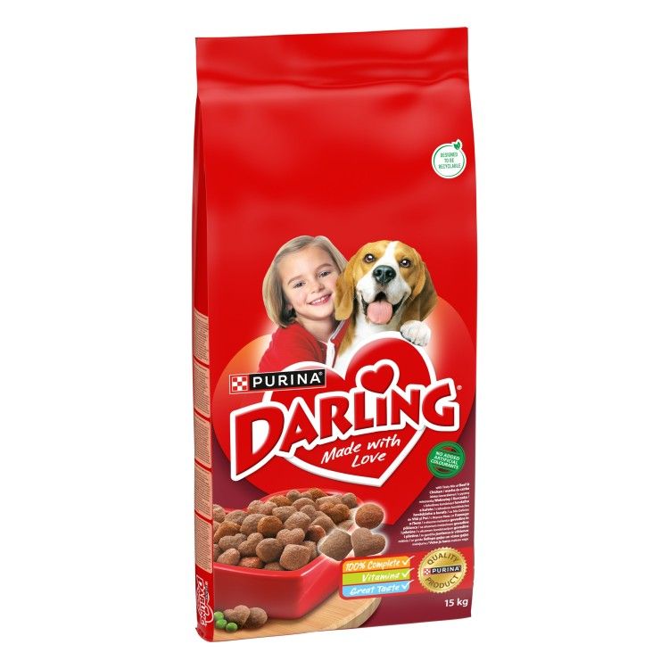 Darling Dog Beef & Chicken, 15 kg (Hrana Uscata - Caini)