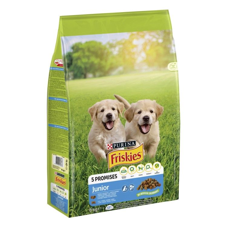 Friskies Dog Junior, 8 kg (Hrana Uscata - Caini)