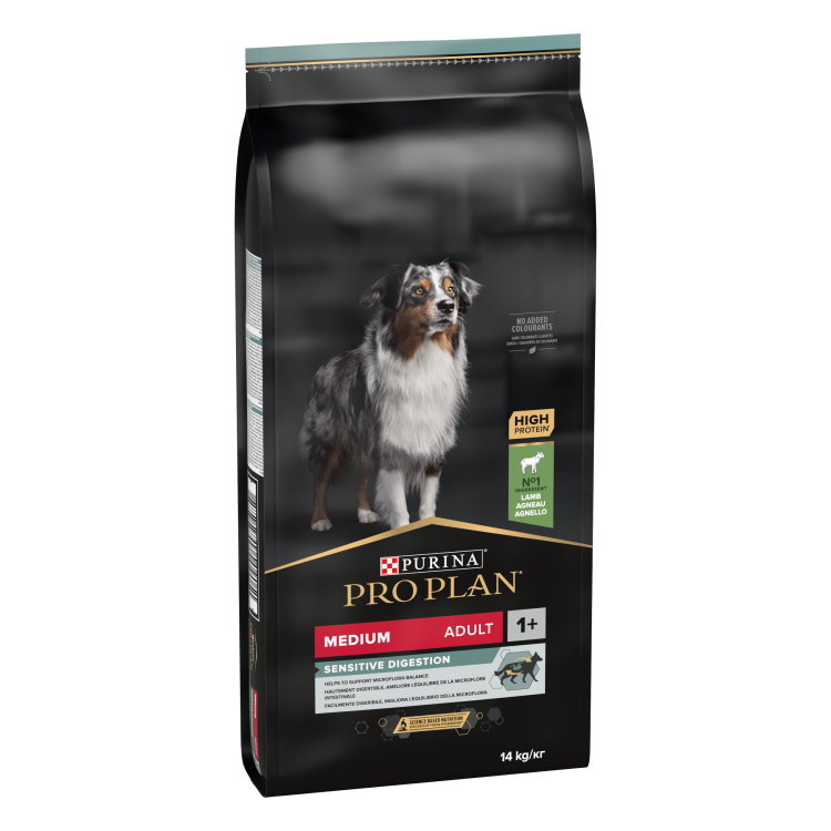 PURINA PRO PLAN ADULT Sensitive Digestion, Talie Medie, Miel, 10 kg - main