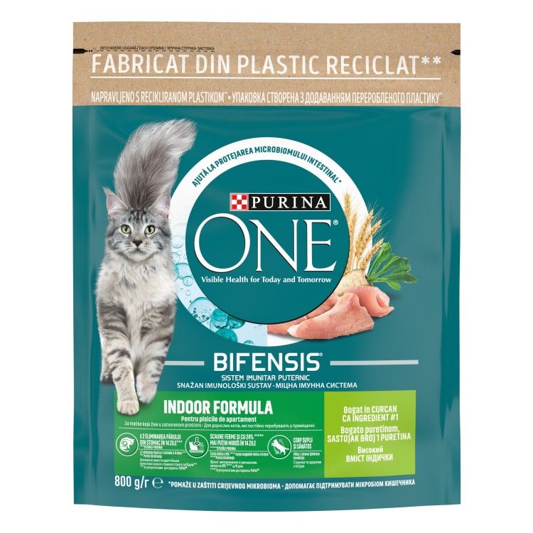 ONE INDOOR FORMULA Cat Trky 8x800g UA