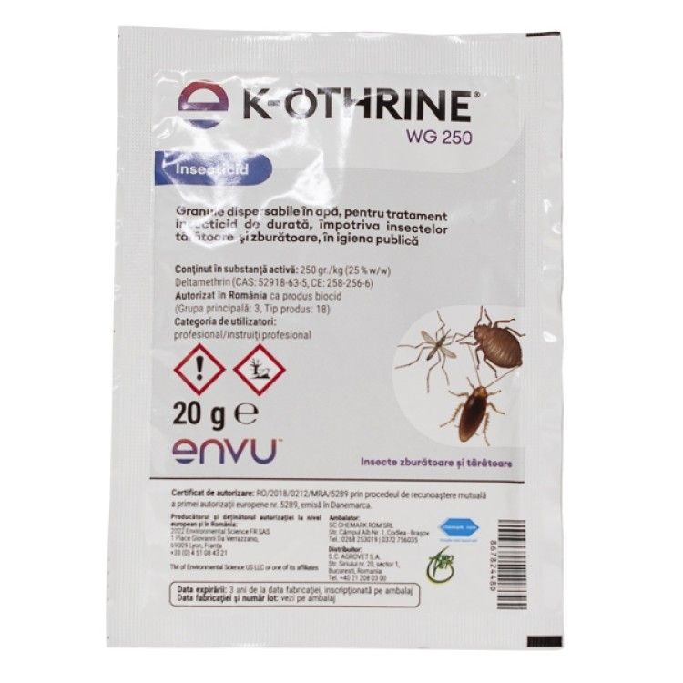 K-Othrine WG 250, 20 g (Fitosanitare)