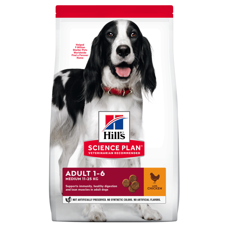Hill's SP Adult Advanced Fitness Medium hrana pentru caini cu pui 12 kg