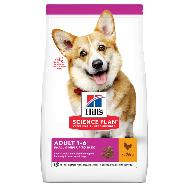 Hill's SP Canine Adult Small and Mini Chicken, 6 kg - sac