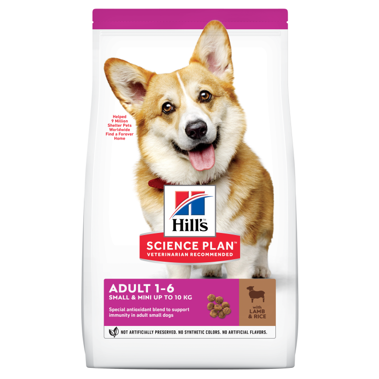 Hill's SP Canine Adult Small and Mini Lamb and Rice, 6 kg - sac
