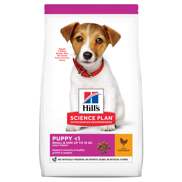 Hill's SP Canine Puppy Small and Mini Chicken, 3 kg - punga