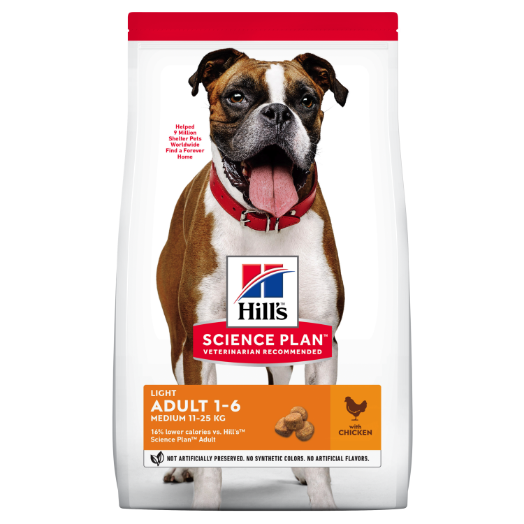 Hill's SP Adult Light hrana pentru caini cu pui 12 kg