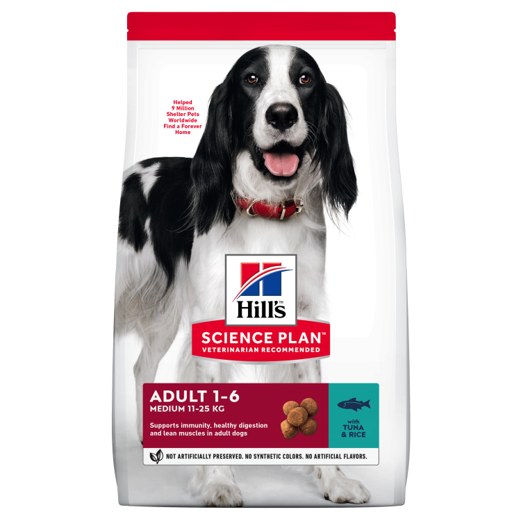 Hills SP Canine Adult Medium Tuna and Rice 12 kg - sac