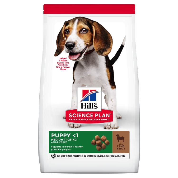 Hill's SP Puppy Healthy Development hrana pentru caini cu miel si orez 12 kg