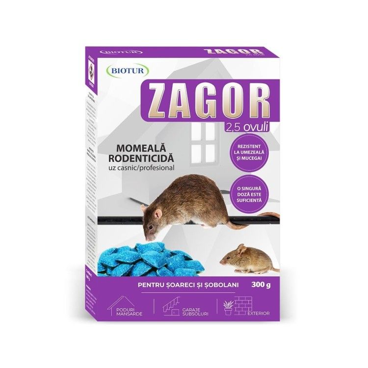 Zagor Ovuli 25 Ppm 3.6 kg (bax x 12 cutii x 300 g)