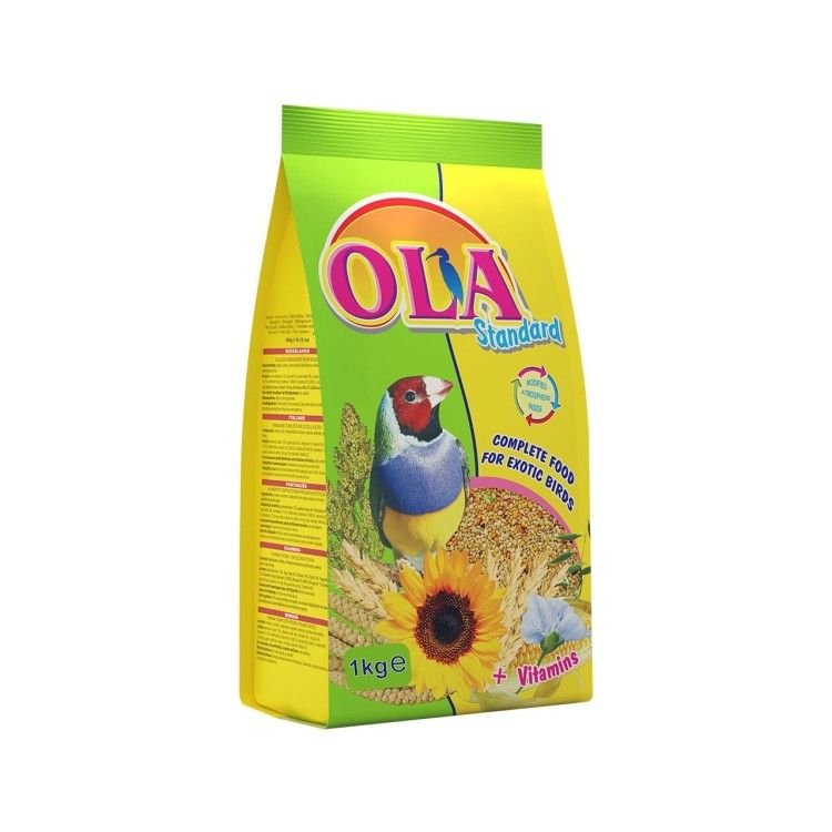 OLA PASARI EXOTICE - HRANA 1KG 8BUC/BAX/(96BAX/PAL) (Hrana - Pasari)