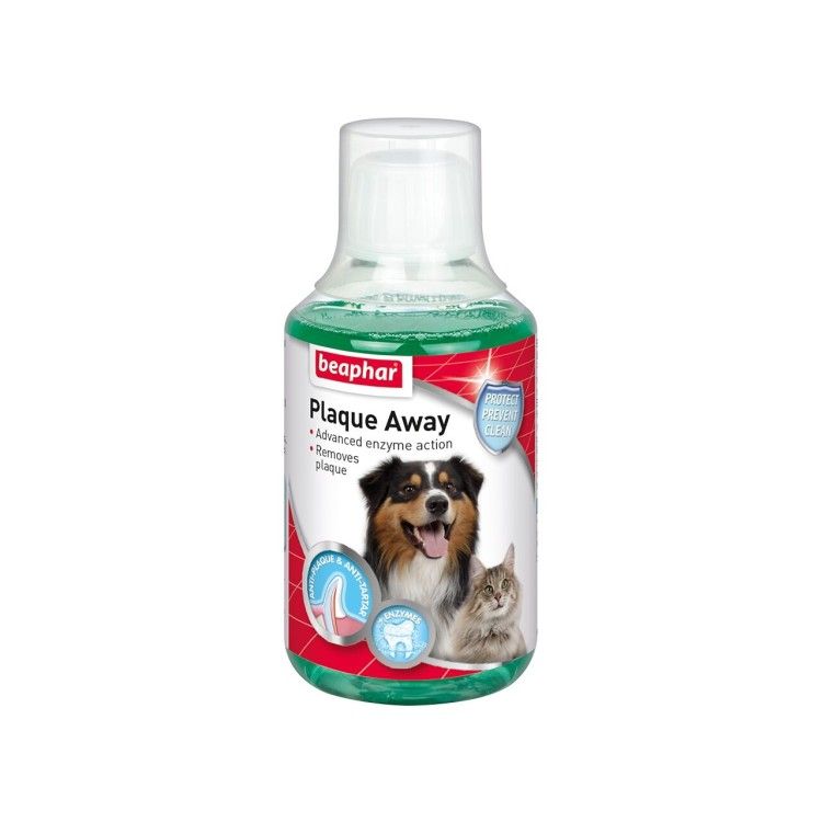 BEAPHAR DENTAL PLAQUE AWAY APA DE GURA 250ML/17321 (3buc/bax) (Igiena - Caini)