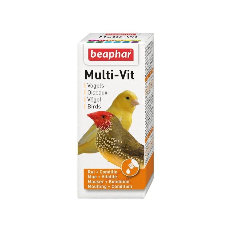 BEAPHAR MULTI-VIT SIROP CANARI+EXOTICE 20ML/16101 (6buc/bax) (Farmacie - Pasari)