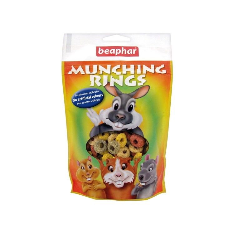 BEAPHAR SNACK ROZATOARE RINGS 75G/11708 (12buc/bax) (Hrana - Rozatoare)