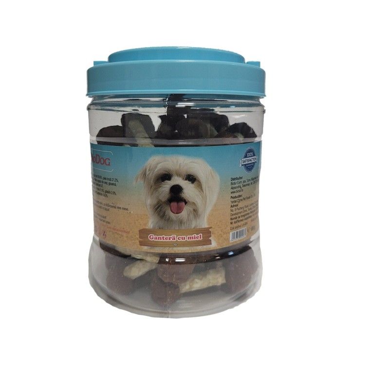 BIODOG SNACK GANTERA CU MIEL 500GR/LA-05H (Delicii - Caini)