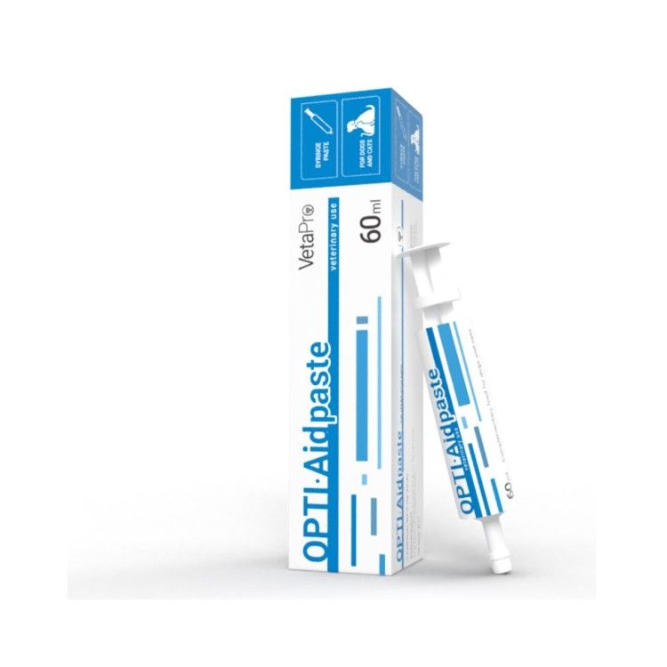 Vetapro Opti-aid Paste, Seringa Complex Multivitamine si Minerale Caini si Pisici, 60 ml