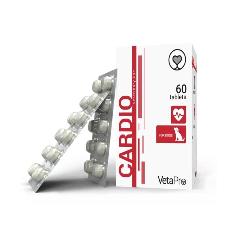 Vetapro Cardio, Sanatate Cardiovasculara Caini de Toate Rasele, 60 tablete