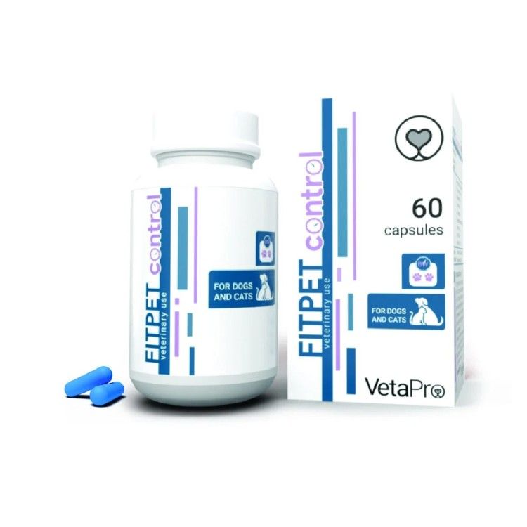 Vetapro Fitpet Control, Controlul Greutatii Caini si Pisici, 60 capsule