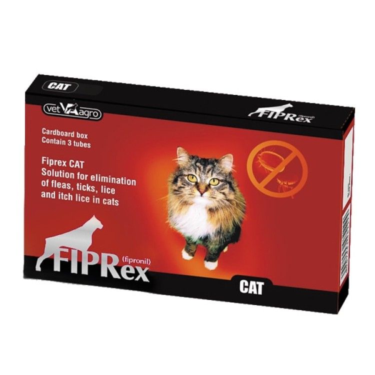 Fiprex Cat, 3 pipete (Farmacie - Antiparazitare)