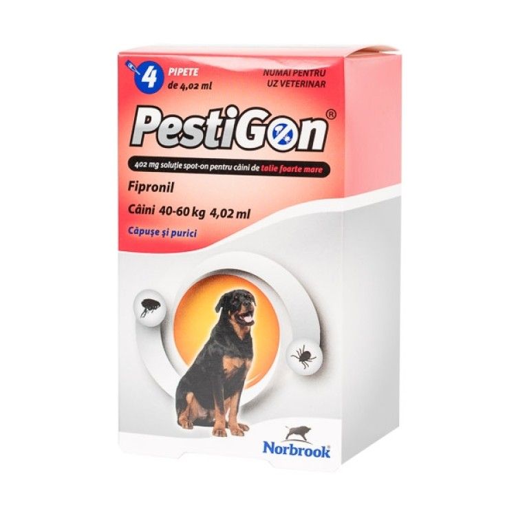 Pestigon Dog XL (40-60 kg) 4 pipete 