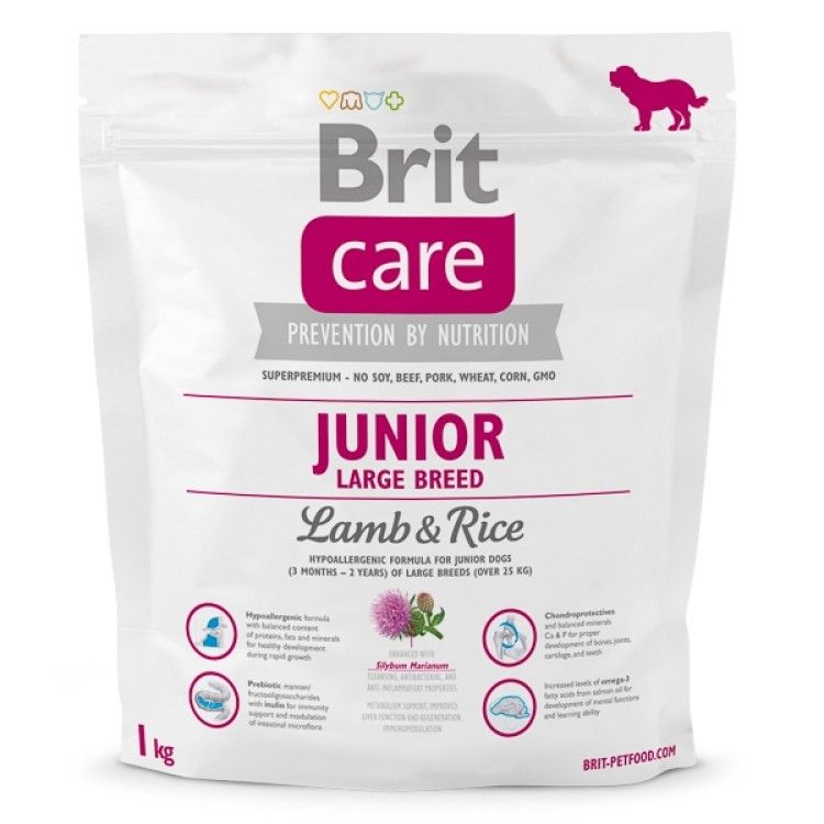Brit Care Junior Large Breed Lamb & Rice, 1 kg