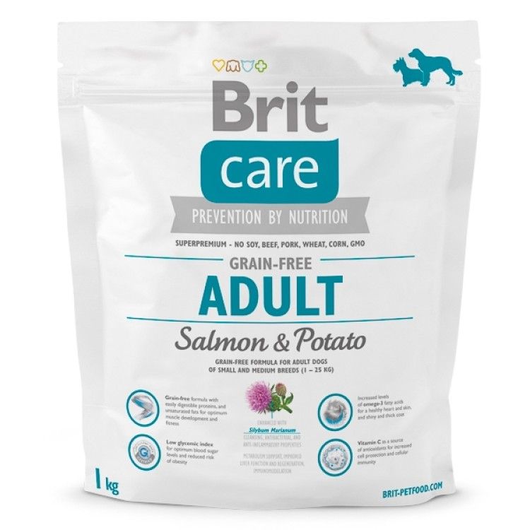 Brit Care Grain-free Adult Salmon & Potato, 1 kg