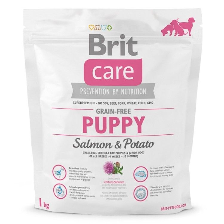 Brit Care Grain-free Puppy Salmon and Potato, 1 kg
