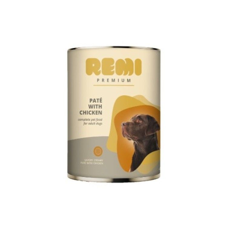 Hrana Umeda Caini, Remi Premium Pate cu Pui, 400 g (Hrana Umeda - Caini)