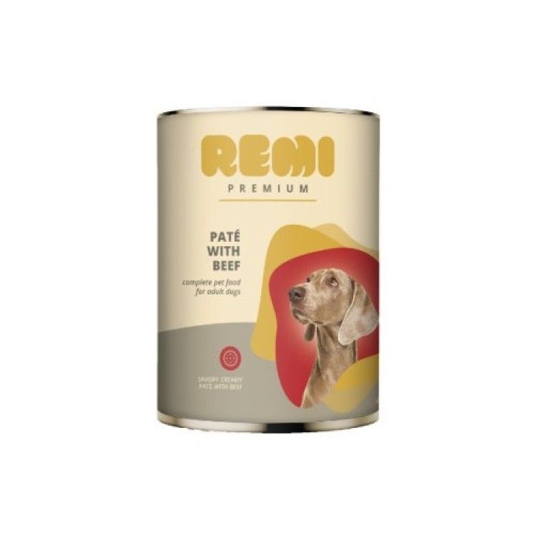 Hrana Umeda Caini, Remi Premium Pate cu Vita, 400 g (Hrana Umeda - Caini)