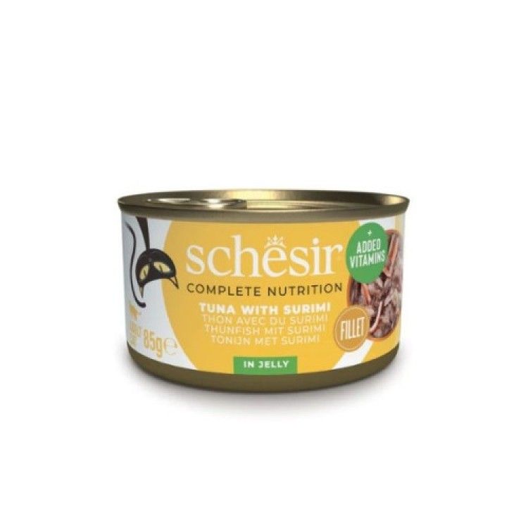 Hrana umeda pisici, Schesir, Ton si Surimi in Jeleu, 85 g (Hrana Umeda - Pisici)