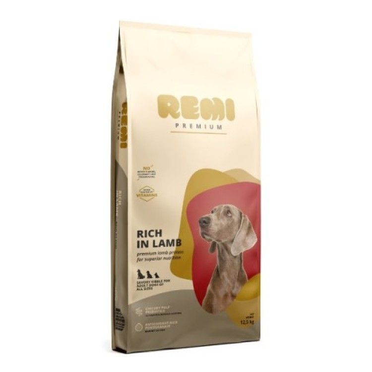 Hrana Uscata Caini, Remi Premium Adult All Sizes cu Miel, 12.5 kg (Hrana Uscata - Caini)
