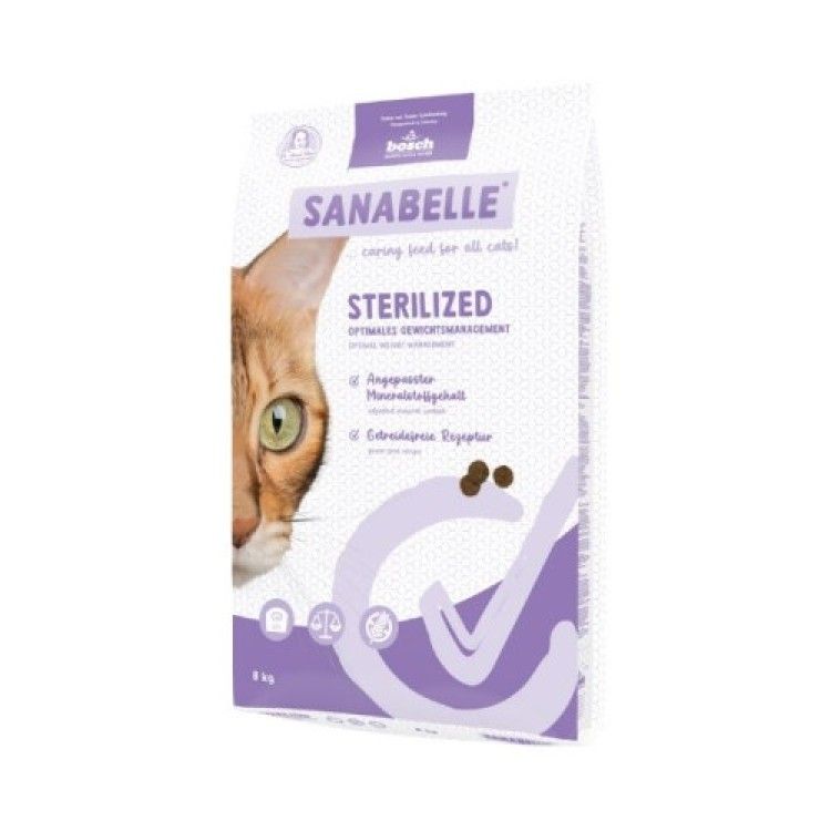 Hrana uscata pisici sterilizate, Sanabelle Sterilised, 8 kg (Hrana Uscata - Pisici)