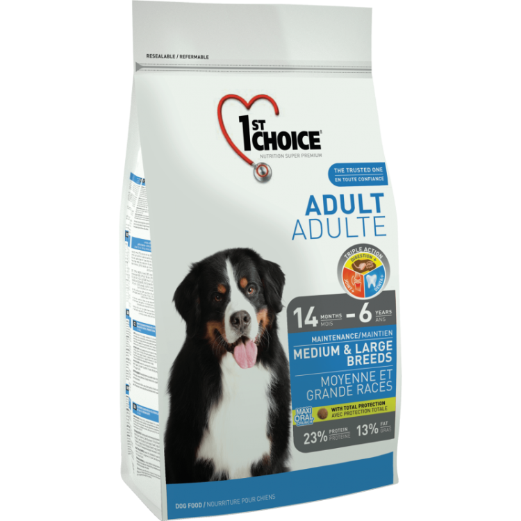 1St Choice Dog Adult Medium & Large Breeds, 15 Kg: 256,96 lei