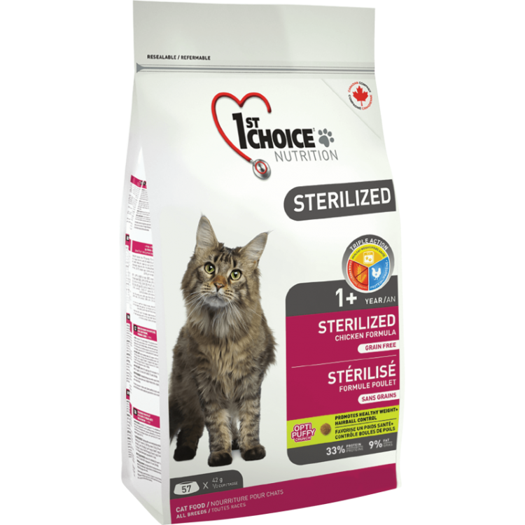 1St Choice Cat Adult Sterilized, 2.4 Kg