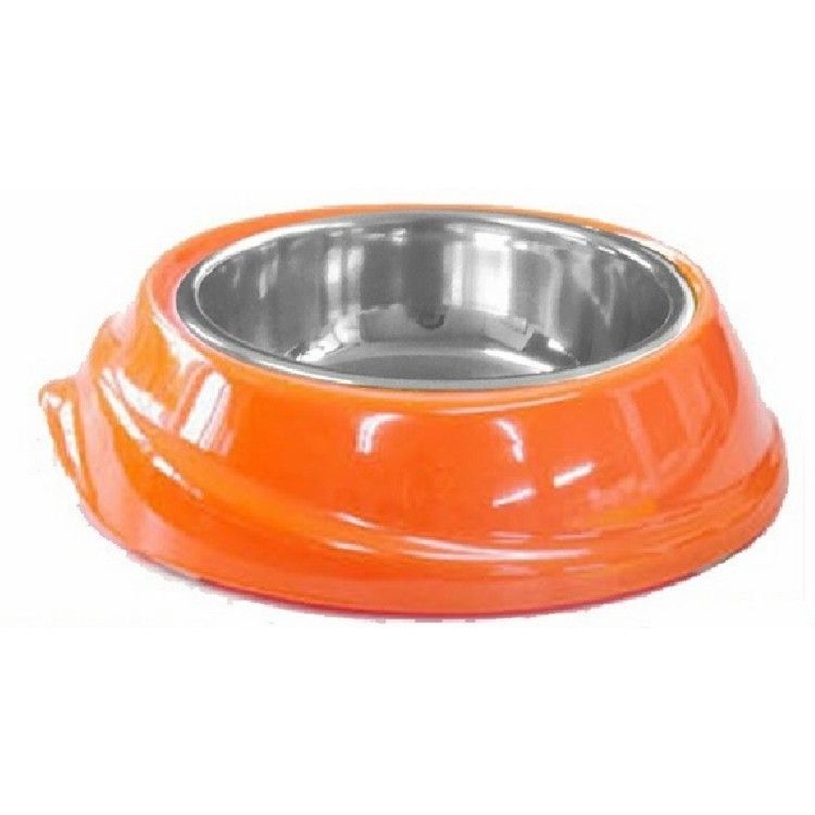 Castron melamina/ inox Orange, 300 ml