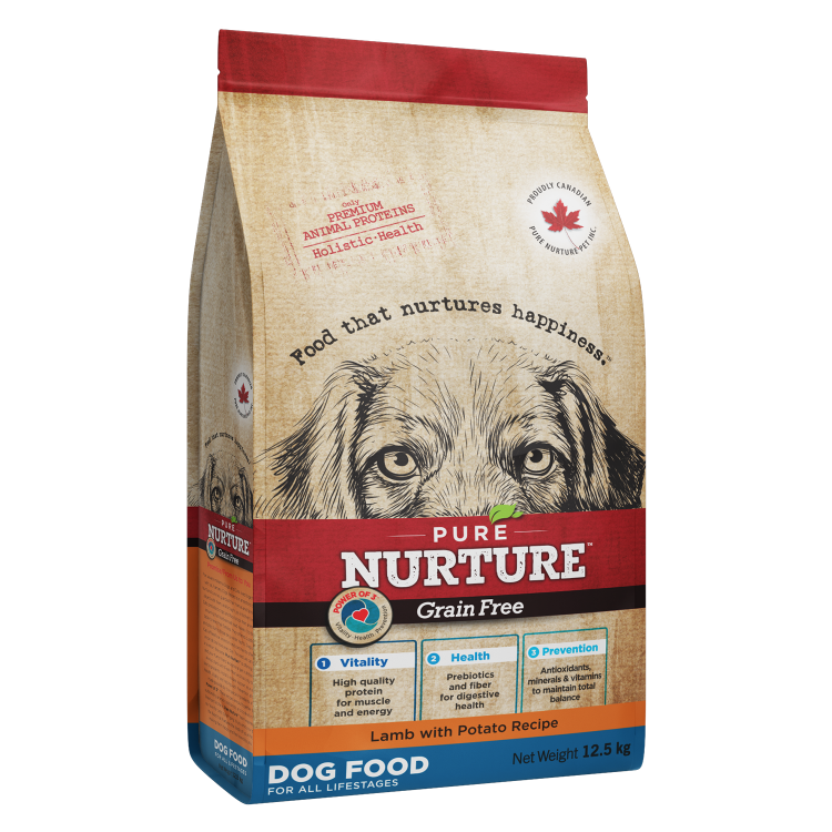 Hrana caini de toate rasele si varstele Pure Nurture Grainfree, cu miel si cartofi, 12.5 kg (Hrana Uscata - Caini)