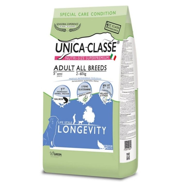 Classe caine Adult Toate rasele Longetivitate cu Somon 3kg