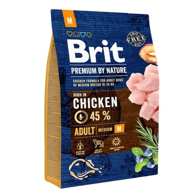 Brit Premium By Nature Adult Medium, 3 kg - punga