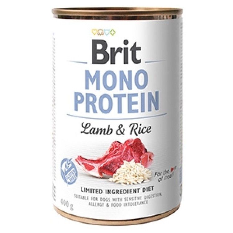 Brit Mono Protein Lamb & Rice, 400 g
