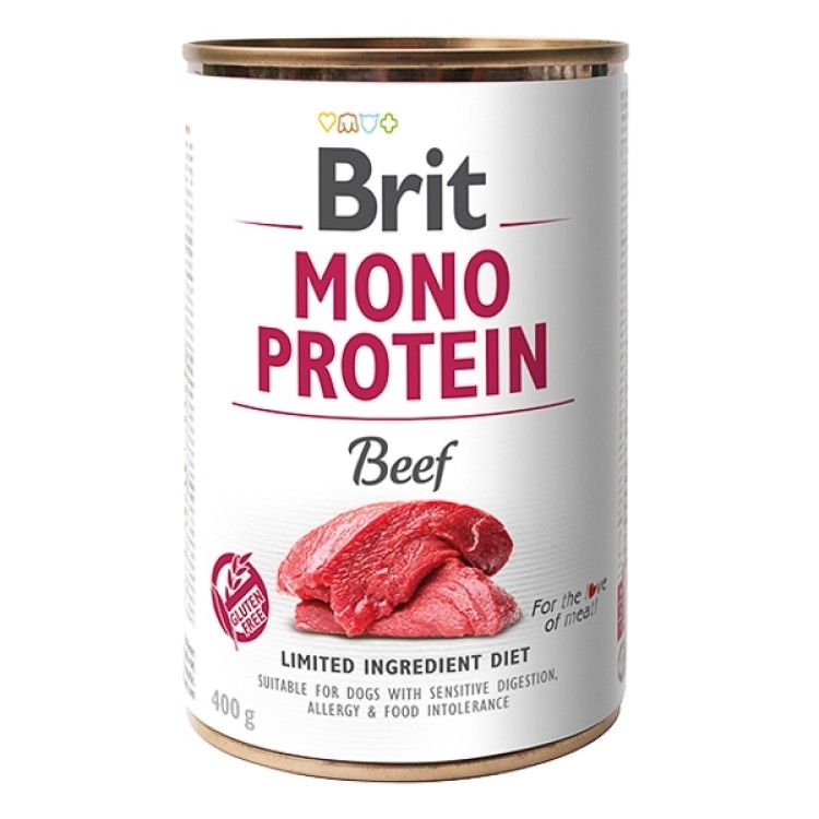 Brit Mono Protein Beef, 400 g - conserva
